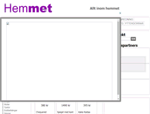 Tablet Screenshot of hemmet.se